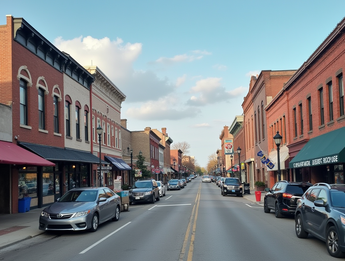 Ames, IA cityscape - Metronet fiber internet service area