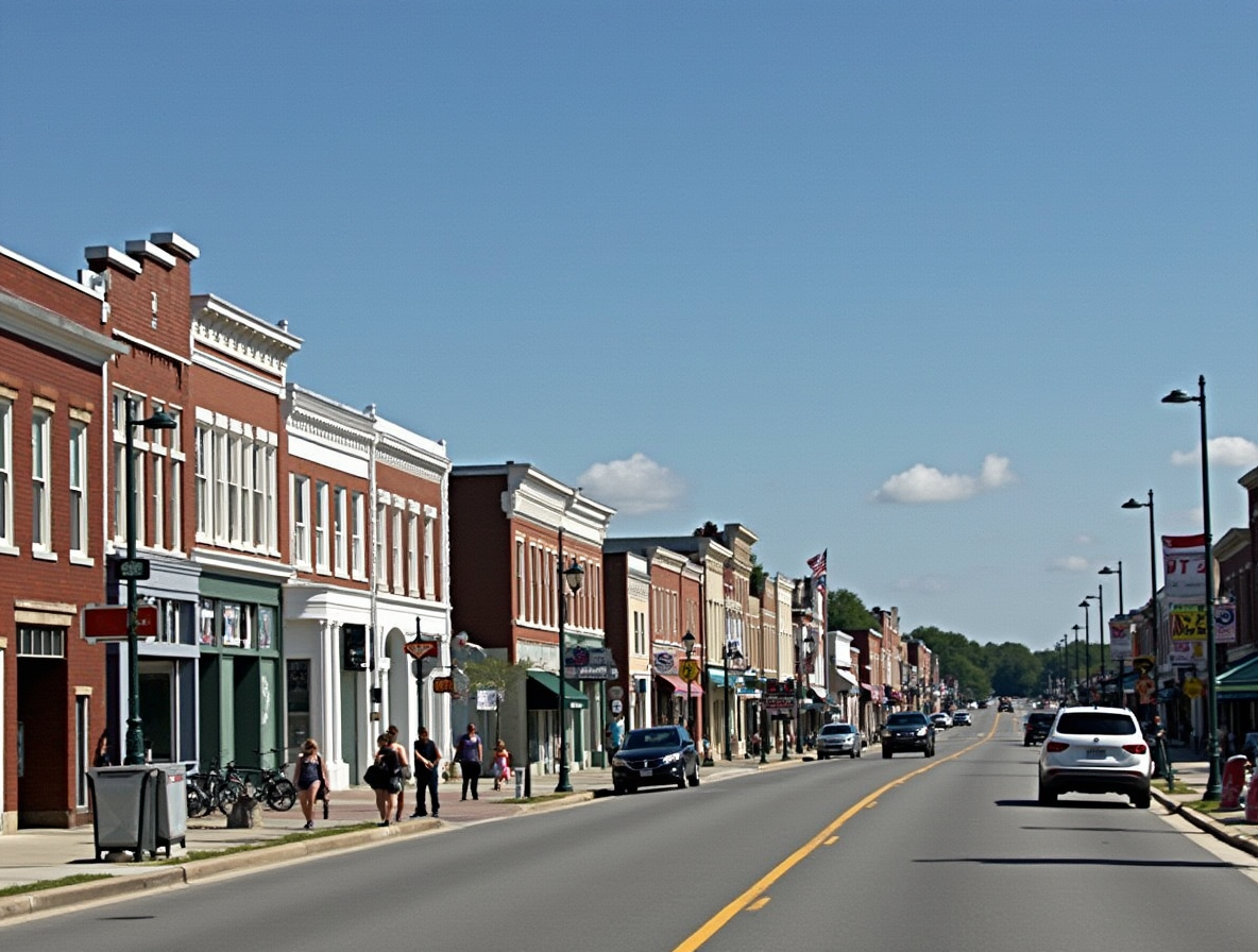 Jacksonville, NC cityscape - Metronet fiber internet service area